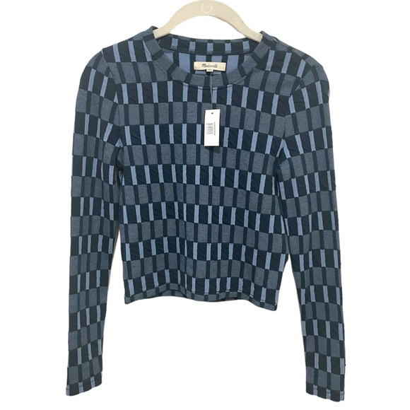 SOLD NWT Madewell Rib Cropped Long Sleeve Top, Size XS - Picture 7 of 13